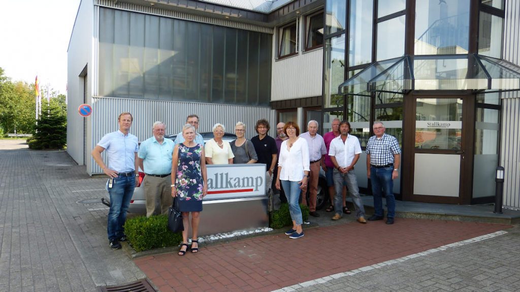 Betriebsbesichtigung, Stallkamp, ESTA GmbH, Wirtschaftsförderung, Kontaktpflege, Meinungsaustausch. Lokalpolitik
